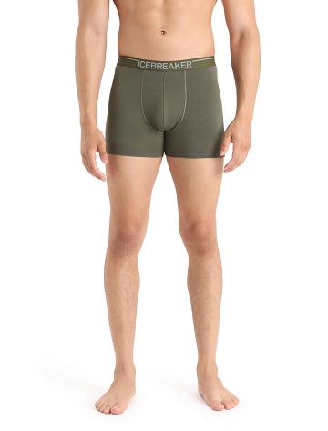 Loden Icebreaker Merino Anatomica Boxers Men's Underwear | AU 1313EBCX